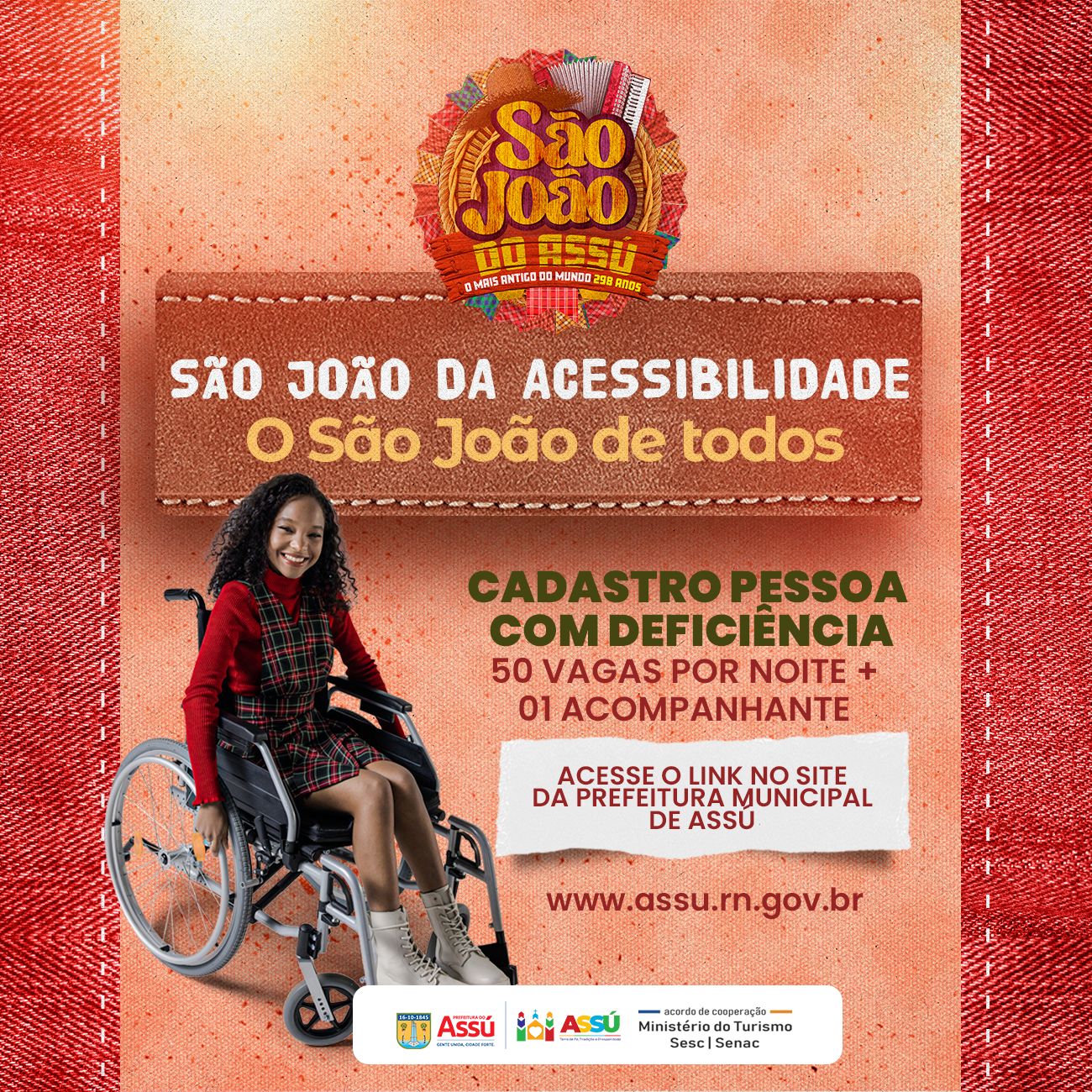 São João do Assú destinará área para pessoas com deficiência