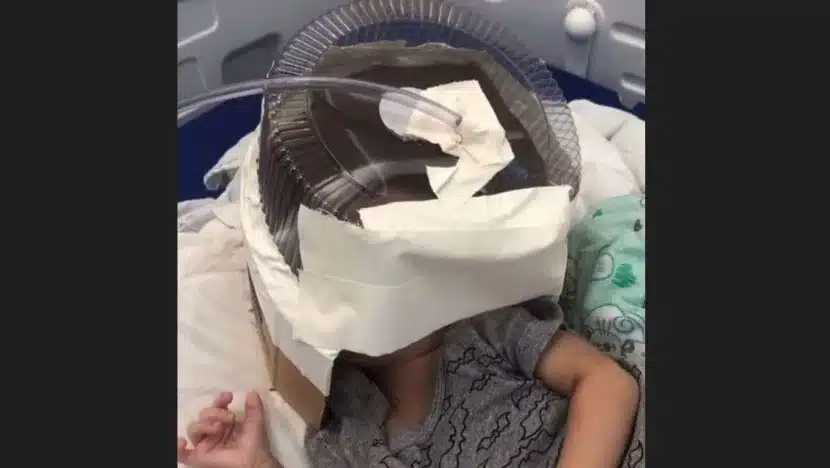 MERECIA UM PRÊMIO: Embalagem de bolo usada em bebê salvou sua vida, diz médica de Santa Cruz, mediante urgência