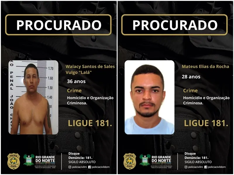 Caso Brenda: Polícia procura mais dois suspeitos de integrar grupo de extermínio no RN e aponta PM como líder