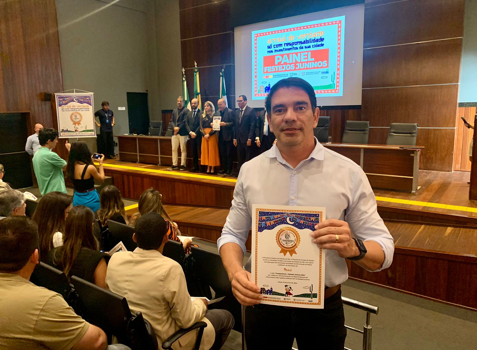 Assú ganha prêmio por transparência nos gastos do São João