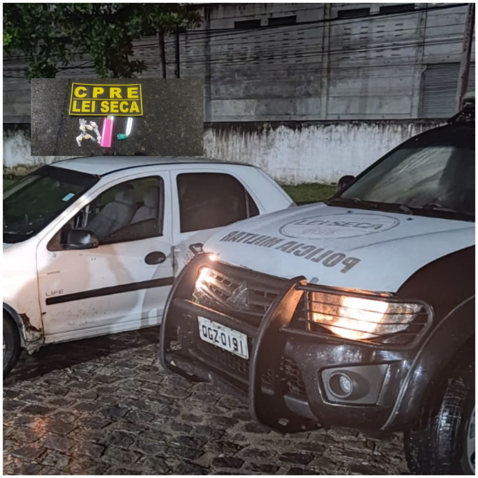 Embriagado e portando drogas, homem se recusa a realizar teste de alcoolemia e é preso na Cidade da Esperança