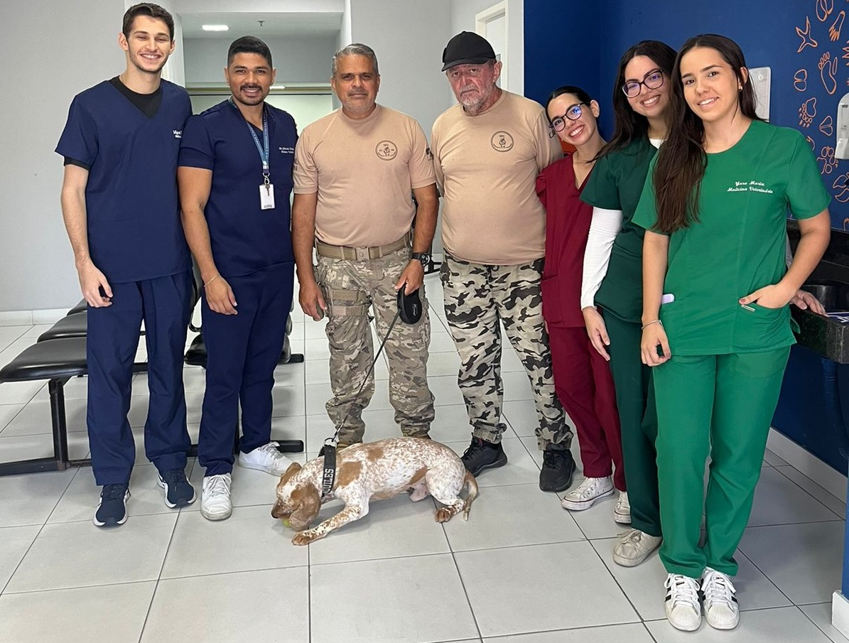 UnP e Polícia Civil do RN celebram convênio para cuidados veterinários de cães farejadores da corporação
