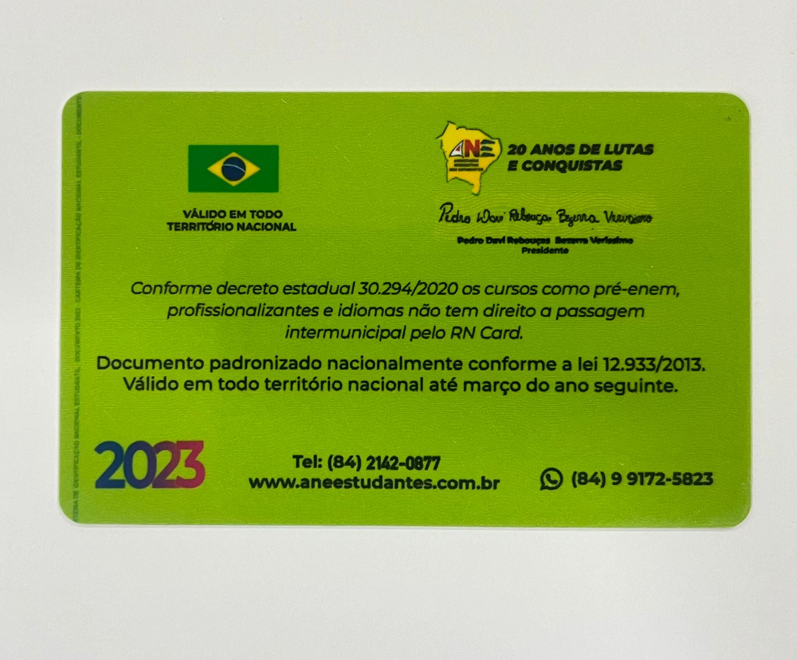 Entidades estudantis que produzem carteiras falsas no RN são punidas e impedidas de atuar