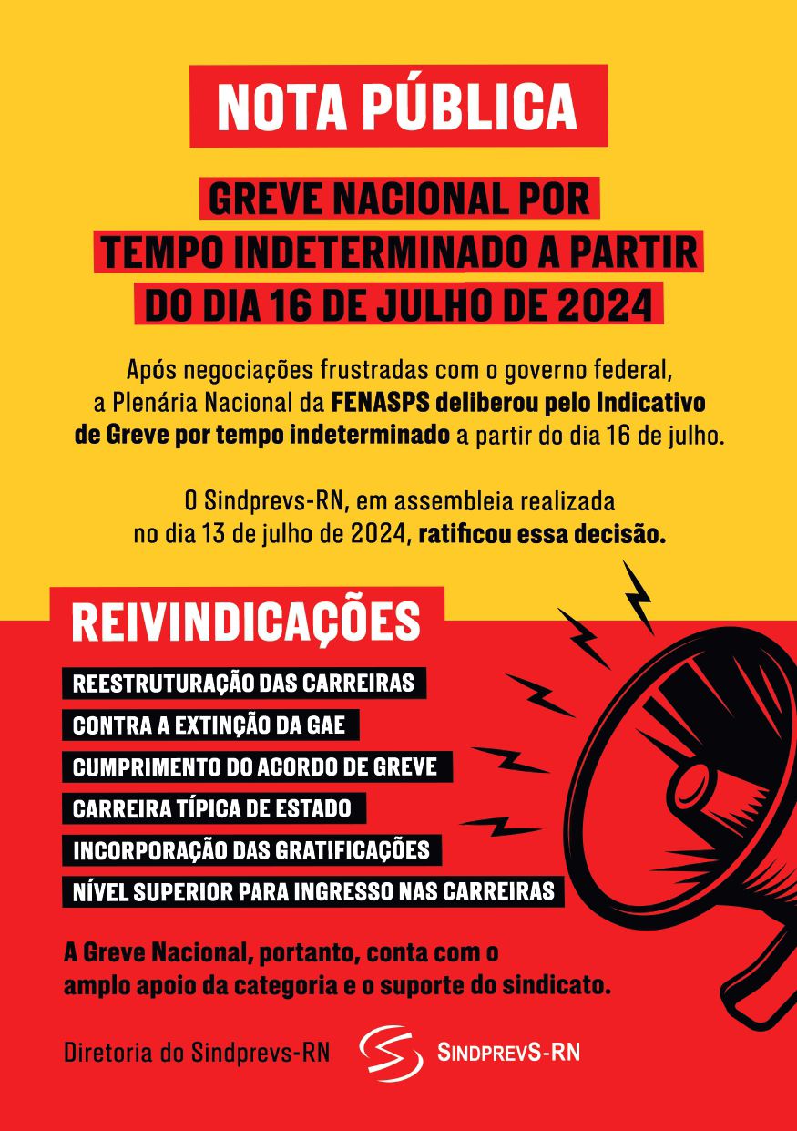 Servidores federais anunciam greve por tempo indeterminado a partir desta terça-feira (16)