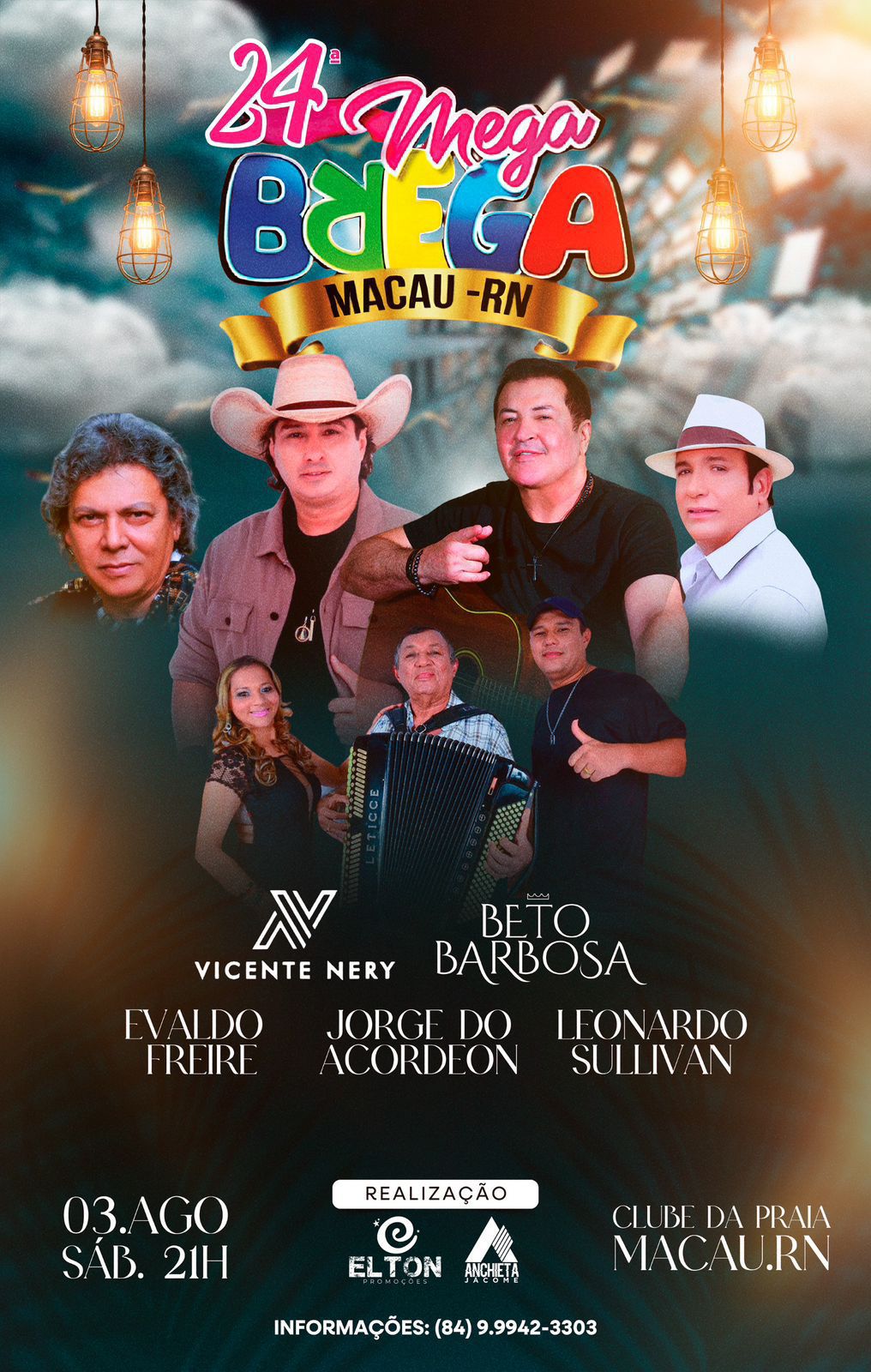24º Mega Brega de Macau na contagem regressiva com expectativa de público recorde