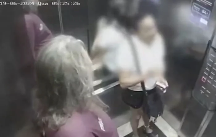 VÍDEO: Ex-empresário da banda Mastruz com leite assedia mulher no elevador em Fortaleza