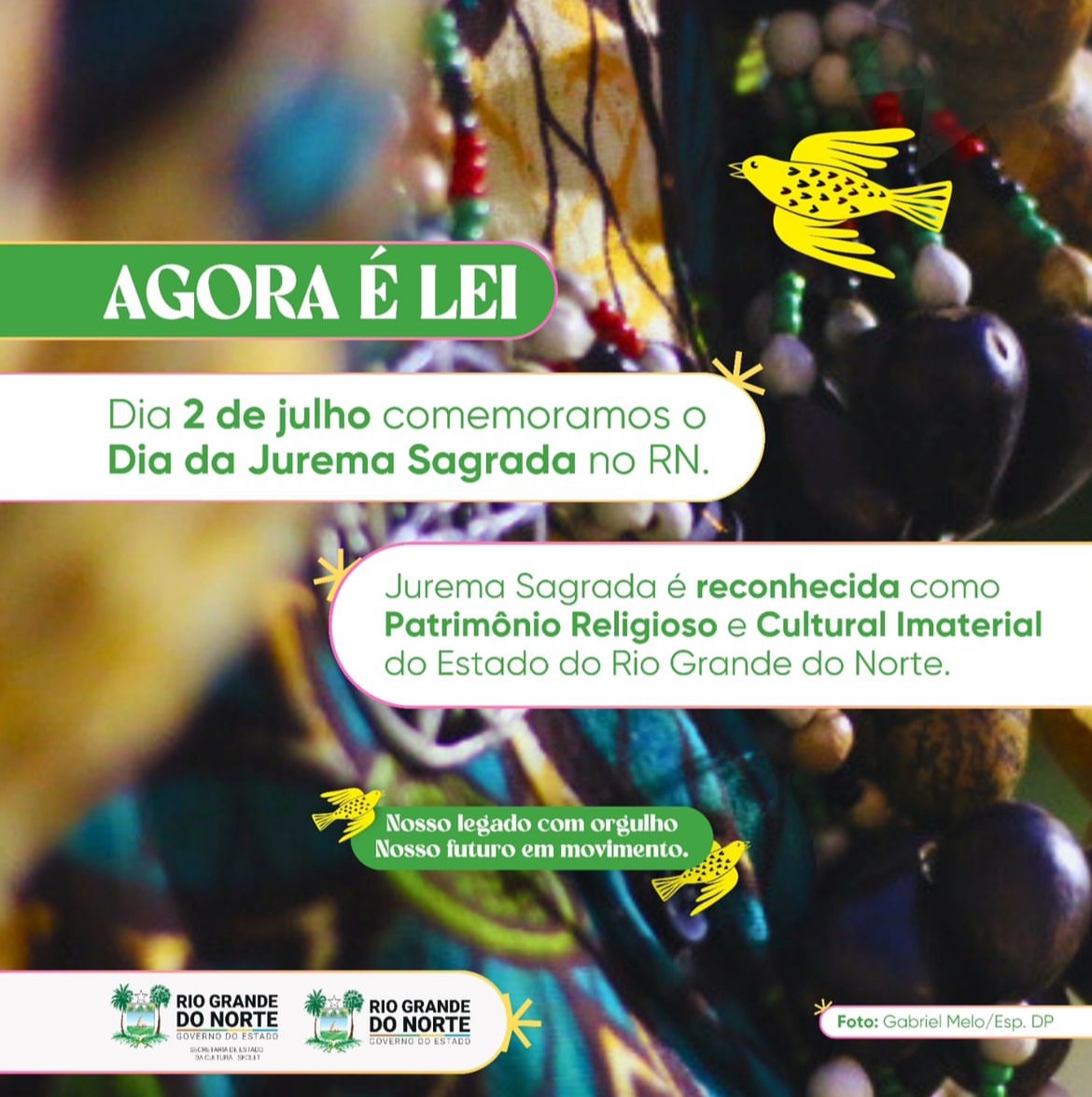 Governo do RN reconhece Jurema Sagrada patrimônio do estado