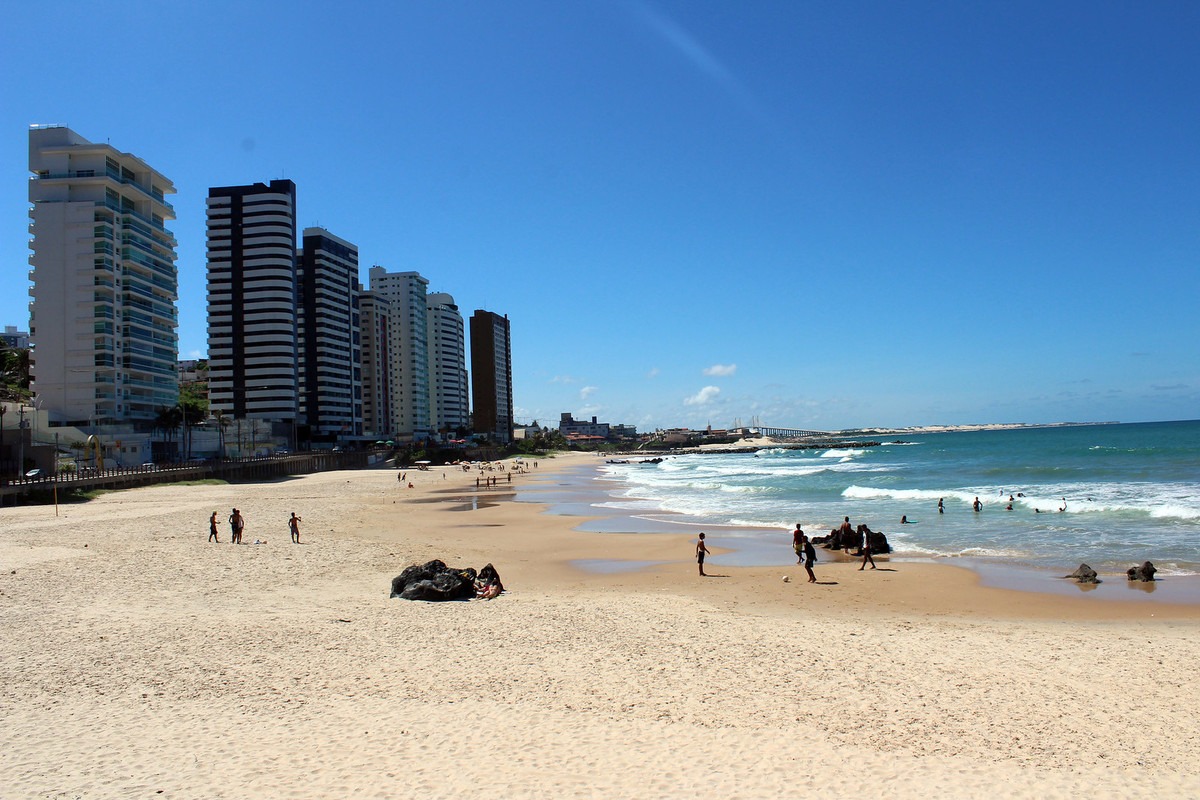 Natal está com todas as praias próprias para banho pela 2ª semana consecutiva