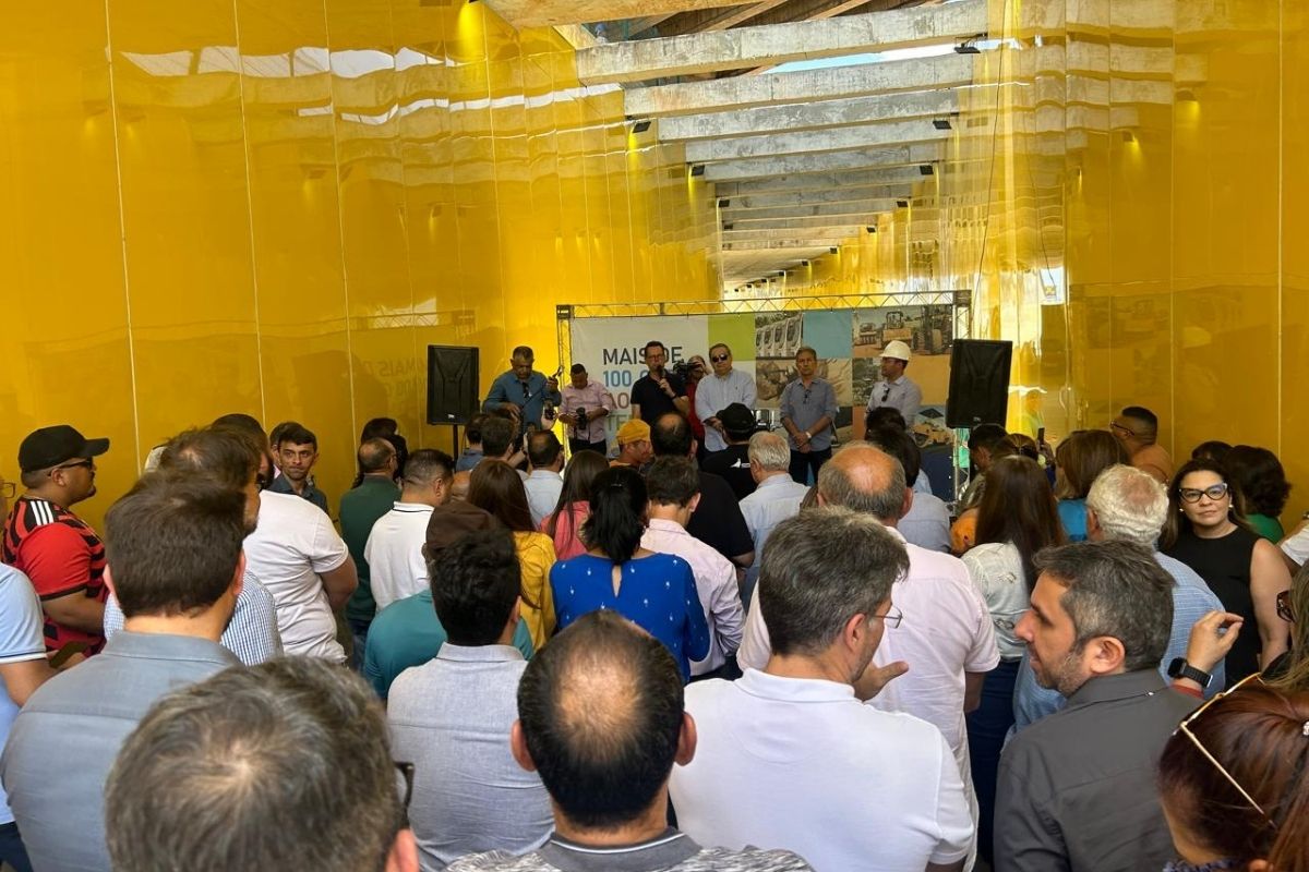 Túnel do viaduto da Urbana é inaugurado por Álvaro Dias; obra faz parte da reestruturação da Av. Felizardo Moura