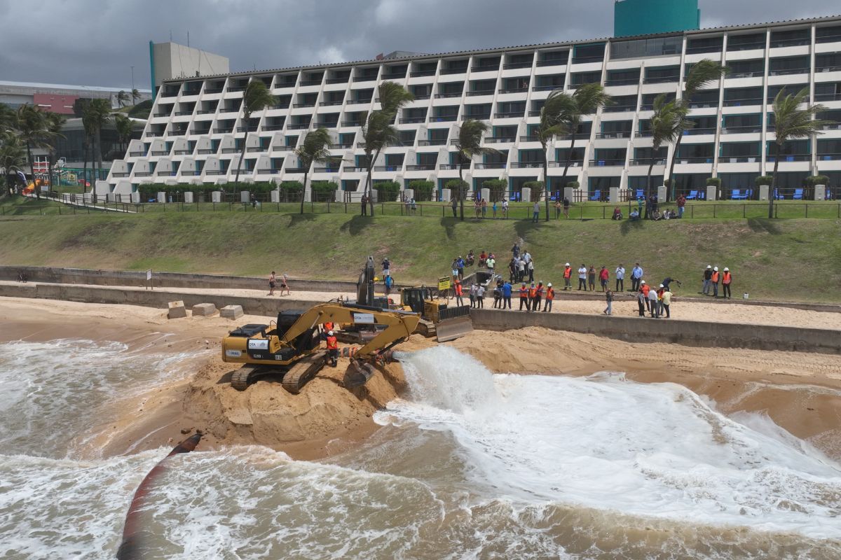 Engorda de Ponta Negra: Semurb esclarece situação da obra