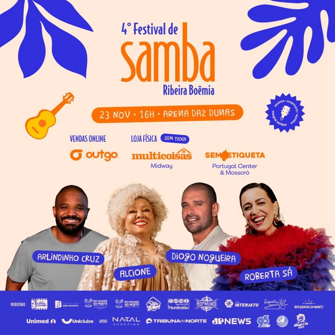 Festival de Samba Ribeira Boêmia agita a Casa de Apostas Arena das Dunas em novembro