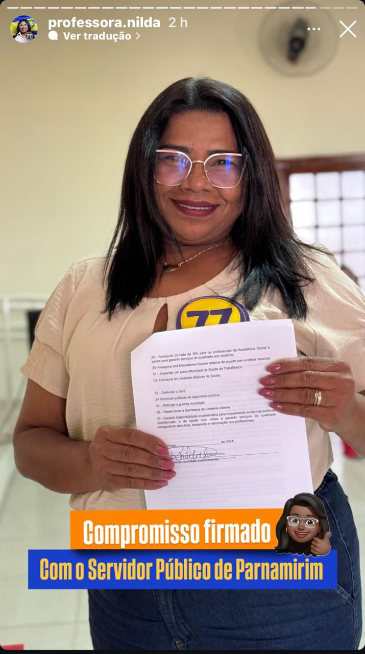 Nilda promete acabar com Escolas Cívico-Militares em Parnamirim
