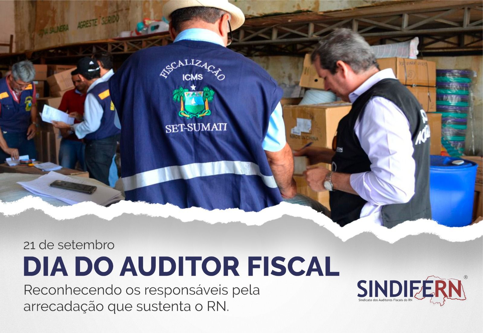 SINDIFERN celebra o Dia do Auditor Fiscal e destaca o papel dos responsáveis pela arrecadação que sustenta do RN