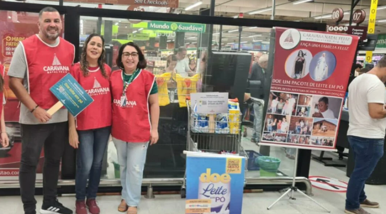 Caravana Natal Feliz promove campanha de arrecadação de leite em pó em Natal
