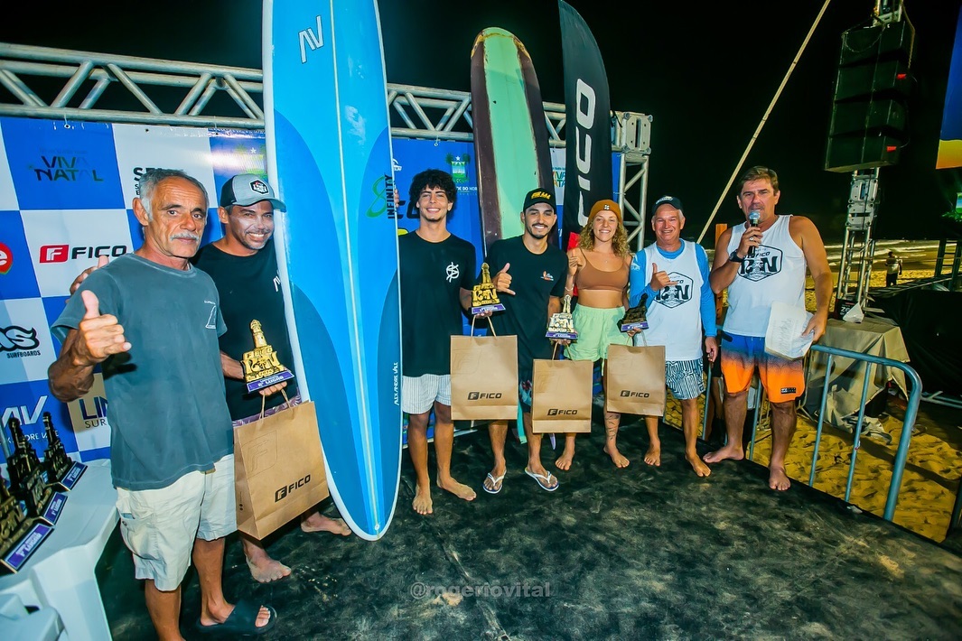 Surfistas locais levam a melhor no Fico RN realizado na praia de Miami