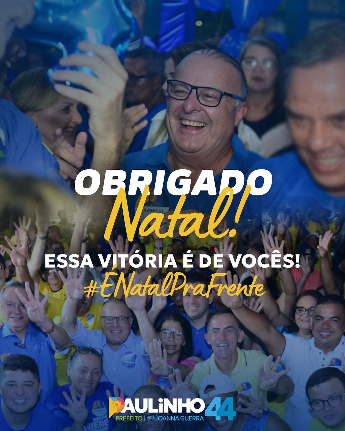 "Obrigado Natal! Essa vitória é de vocês!", comemora Paulinho