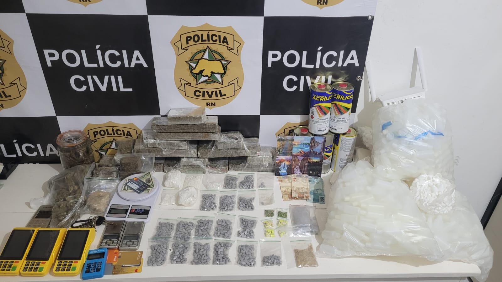 Em 6 meses, Polícia Civil já prendeu 65 pessoas por tráfico de drogas em Pipa
