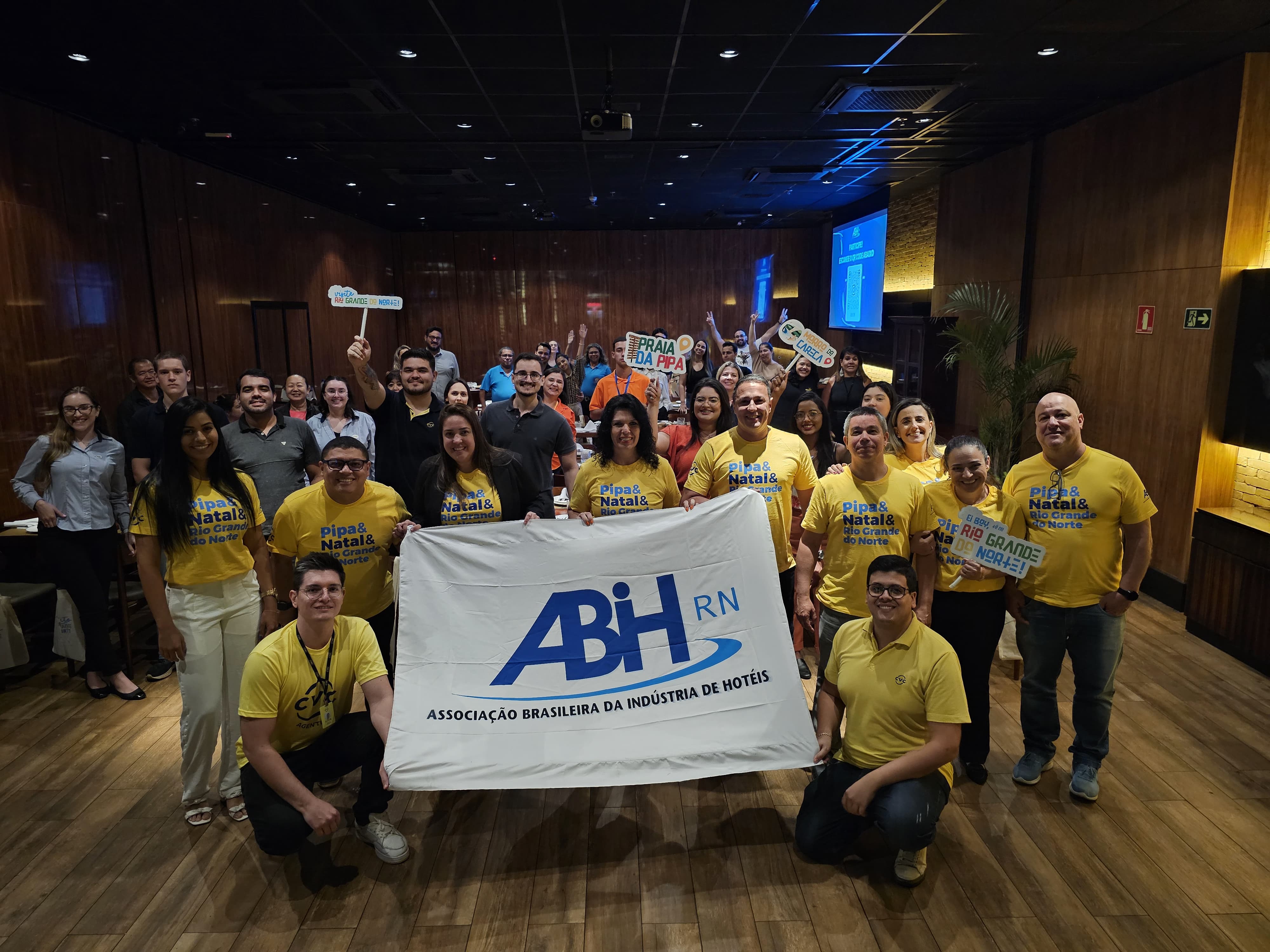 ABIH-RN E CVC divulgam o destino potiguar no Centro-Oeste e Sul do país