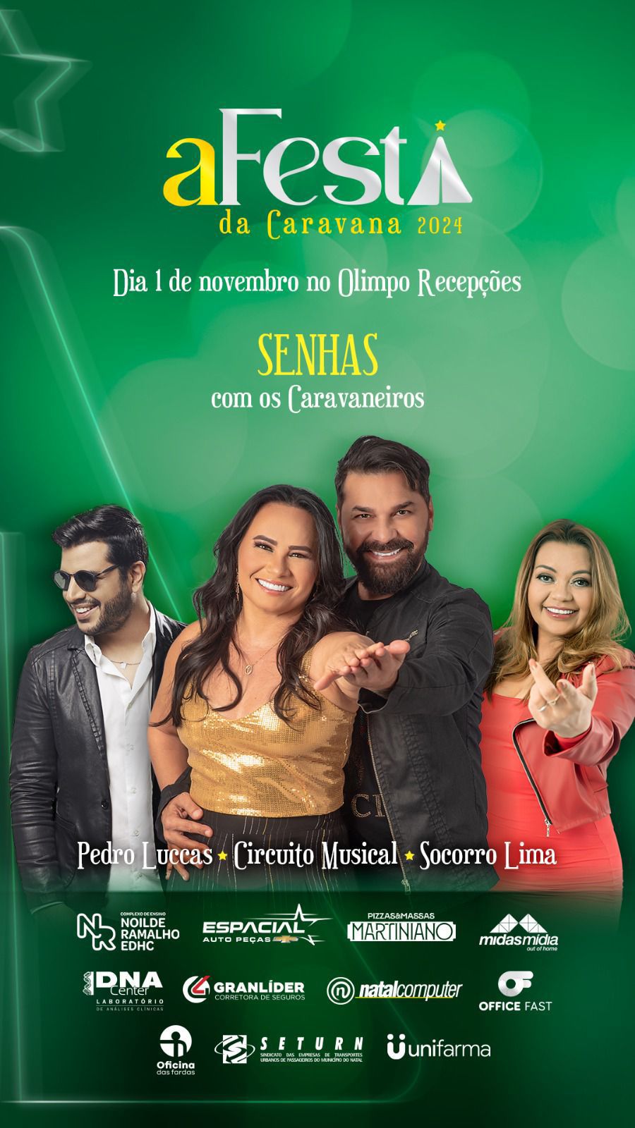 Festa da Caravana será dia 1 de novembro com lucro 100% revertido a proporcionar um Natal digno a 5 mil pessoas