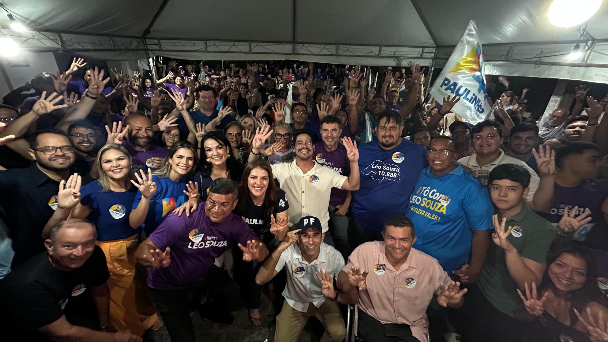 Leo Souza traz lideranças que votaram em Carlos Eduardo para o segundo turno com Paulinho Freire