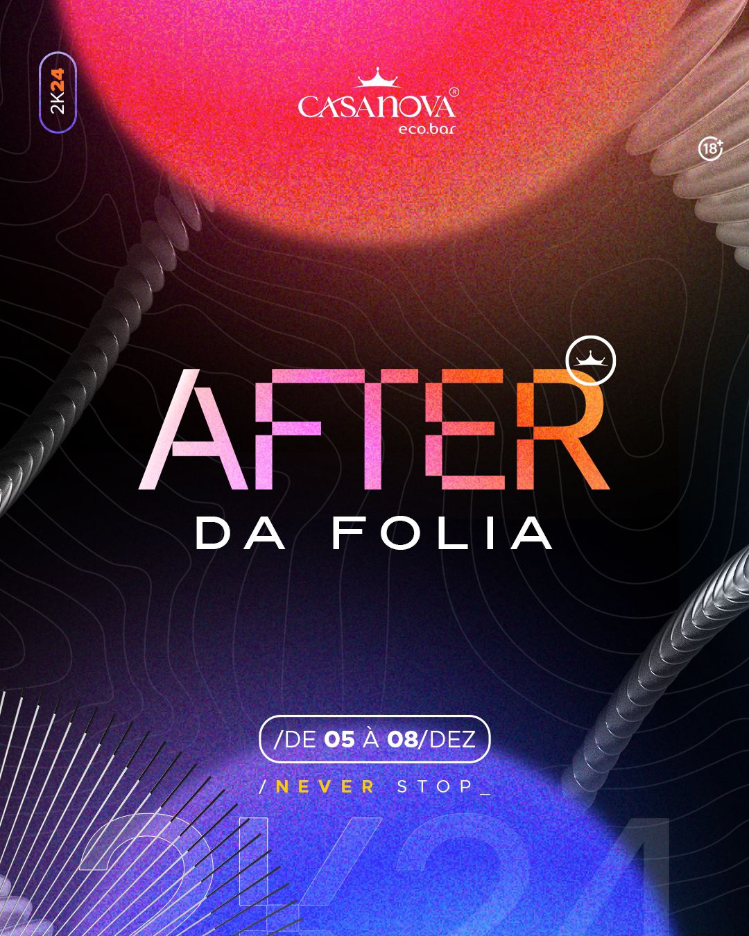 Casanova Ecobar lança edição 2024 do "After da Folia" para o Carnatal; programação será variada e terá grandes nomes nacionais