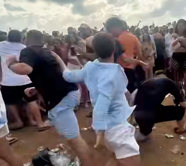 VÍDEO: Evento em Pipa termina com pancadaria generalizada de ‘Enzos’