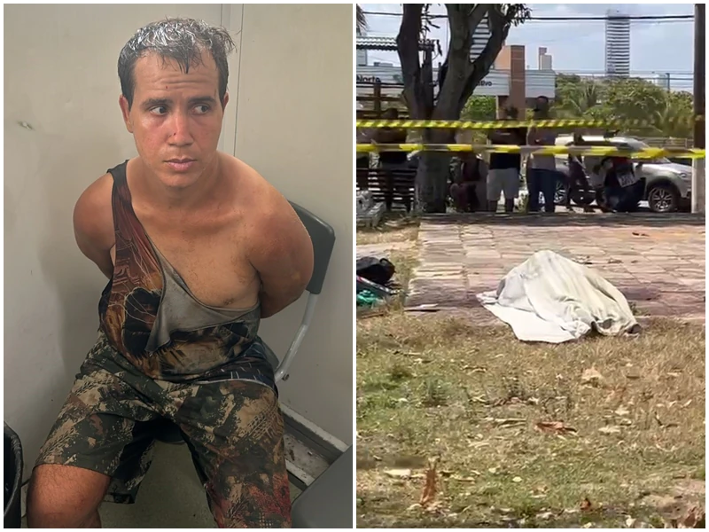 MONSTRO: “Legítima defesa”, alega filho que decapitou o pai em praça pública na zona Sul de Natal