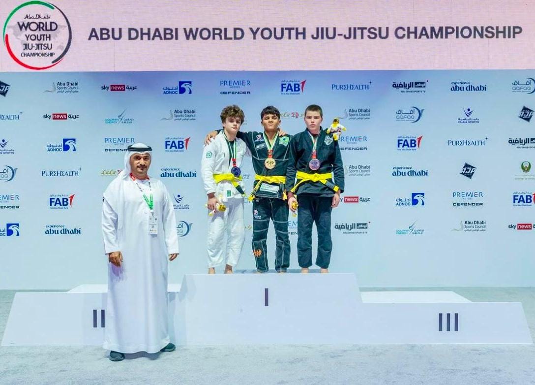Potiguar Silvio Júnior é bicampeão mundial de Jiu-jitsu Kids IBJJF nos Emirados Árabes