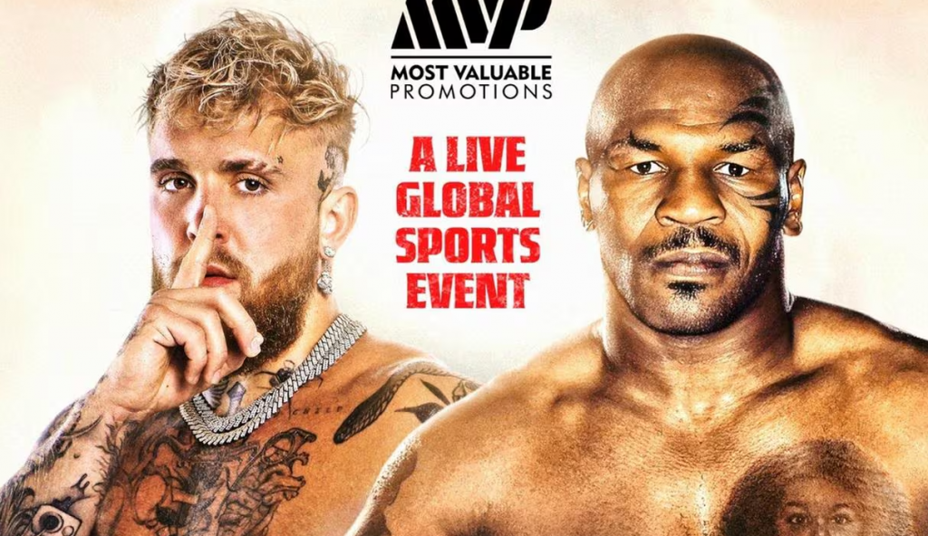Saiba quanto Mike Tyson deve receber por luta contra Jake Paul na noite desta sexta-feira (15)