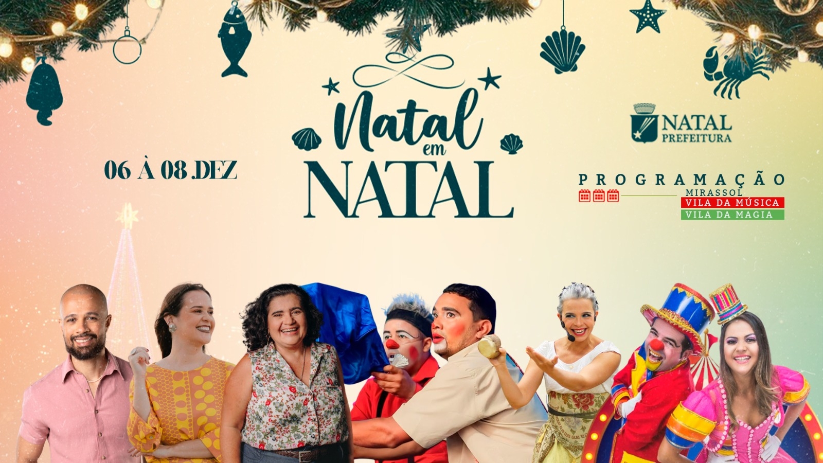 Natal em Natal 2024: Programação natalina continua no polo Mirassol neste fim de semana