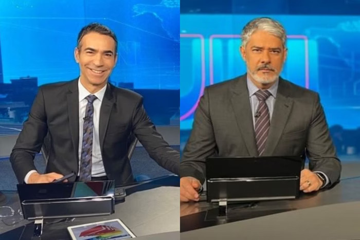 SUCESSÃO NO JN: William Bonner comenta sobre aposentadoria e abençoa César Tralli