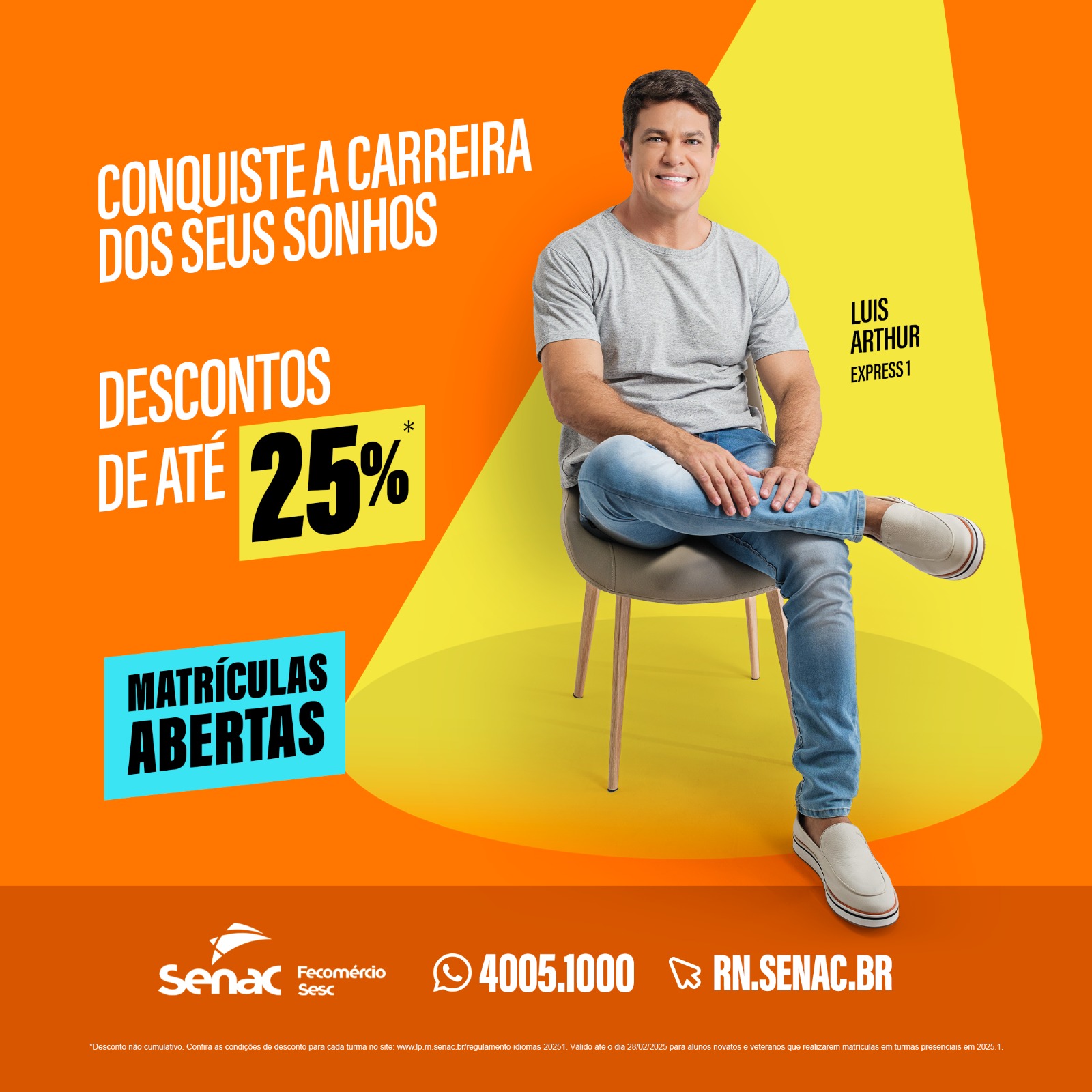 Cursos de idiomas do Senac RN estão com matrículas abertas para primeiro semestre de 2025