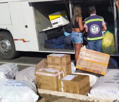 PRF apreende mais de R$ 424 mil em mercadorias sem nota fiscal no RN