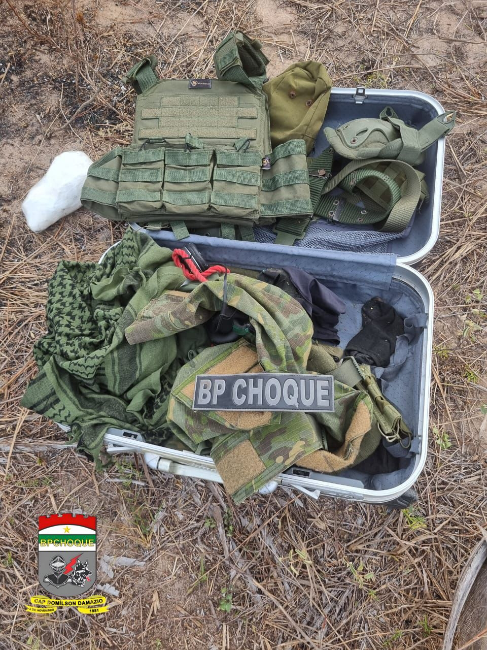 BPChoque apreende droga e acessórios militares em Parnamirim