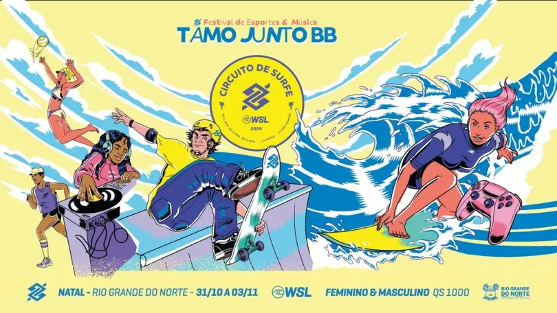 WSL: Circuito Banco do Brasil de Surfe neutralizou 100% da pegada de carbono