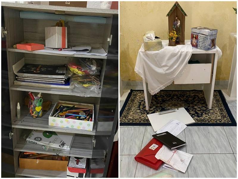 Capela é alvo de vandalismo, e bandidos furtam equipamentos de som na Zona Norte de Natal