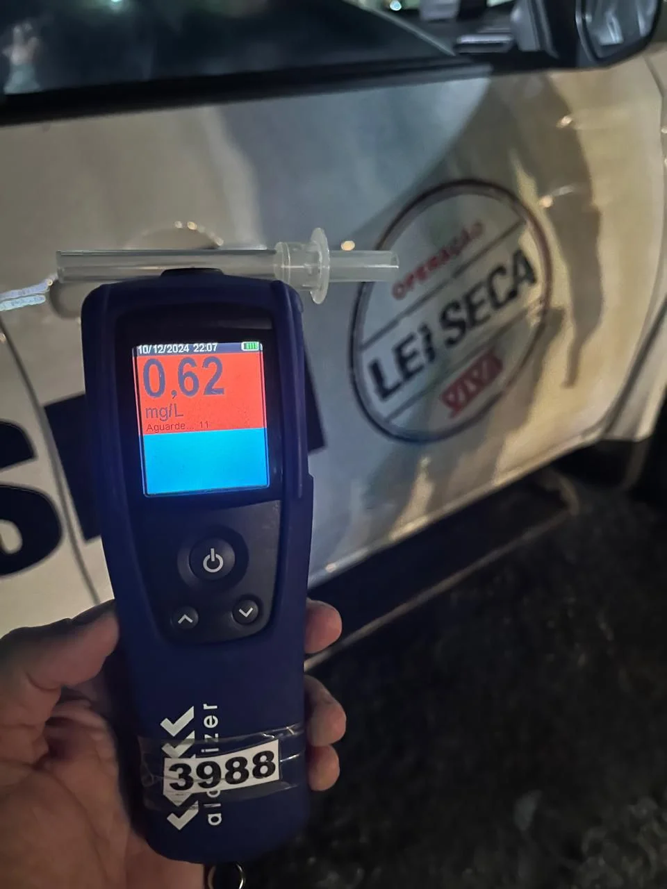 Com 61 flagrantes em dezembro, Lei Seca registra maior número de prisões por embriaguez ao volante
