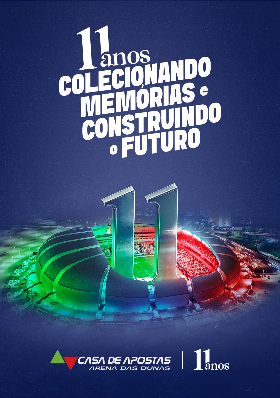 Arena comemora 11 anos de história com grandes investimentos e 2.066 dias ocupados com jogos e eventos
