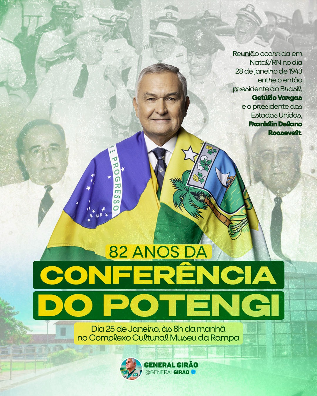 Grupo Amigos da Rampa celebrarão os 82 anos da Conferência do Potengi