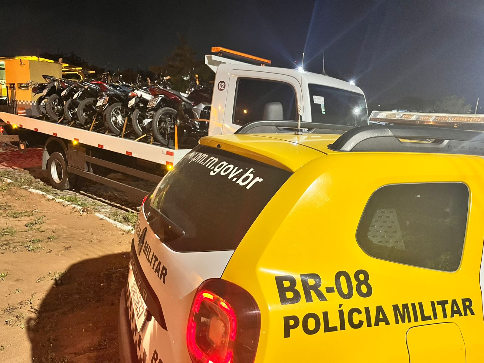 “Operação Sossego” retira 12 motocicletas barulhentas de circulação na Zona Norte de Natal