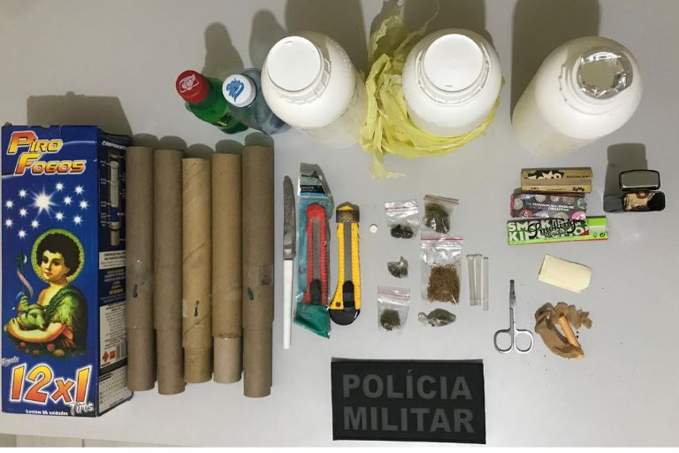 Polícia apreende drogas e rojões com membros de torcida organizada que se deslocavam para Natal