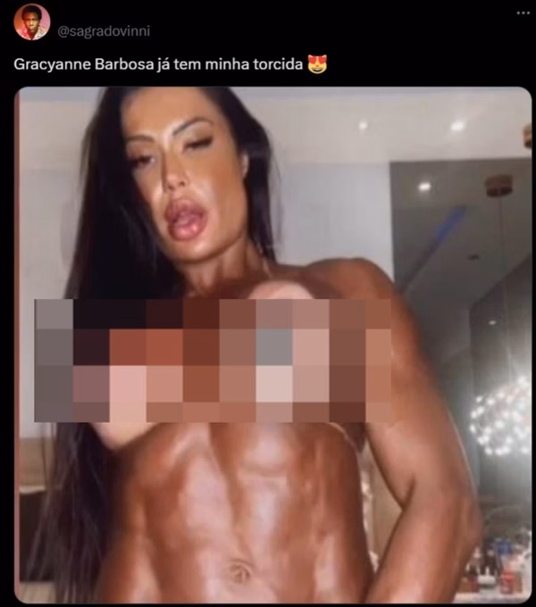 Confirmada no BBB25, Gracyanne Barbosa tem vídeo íntimo vazado