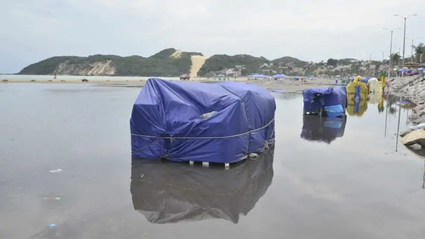 Alagamento na engorda de Ponta Negra foi causado por conexão em pontos de drenagem, diz secretário