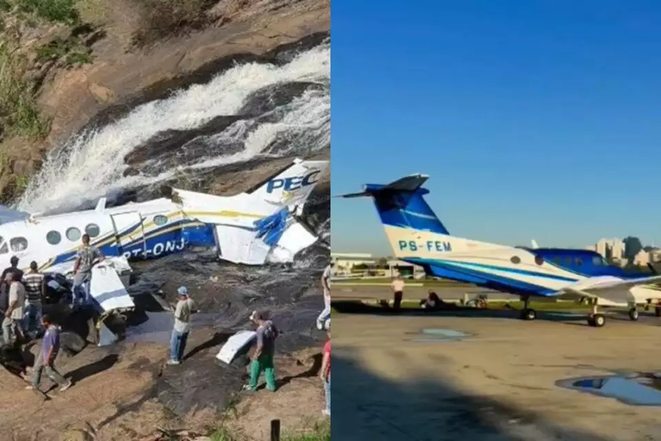 King Air que caiu em SP é similar ao da morte de Marília Mendonça