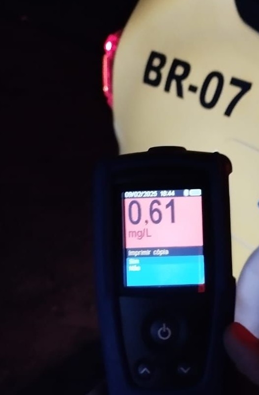 CPRE prende homem por embriaguez ao volante pela terceira vez em São José de Mipibu