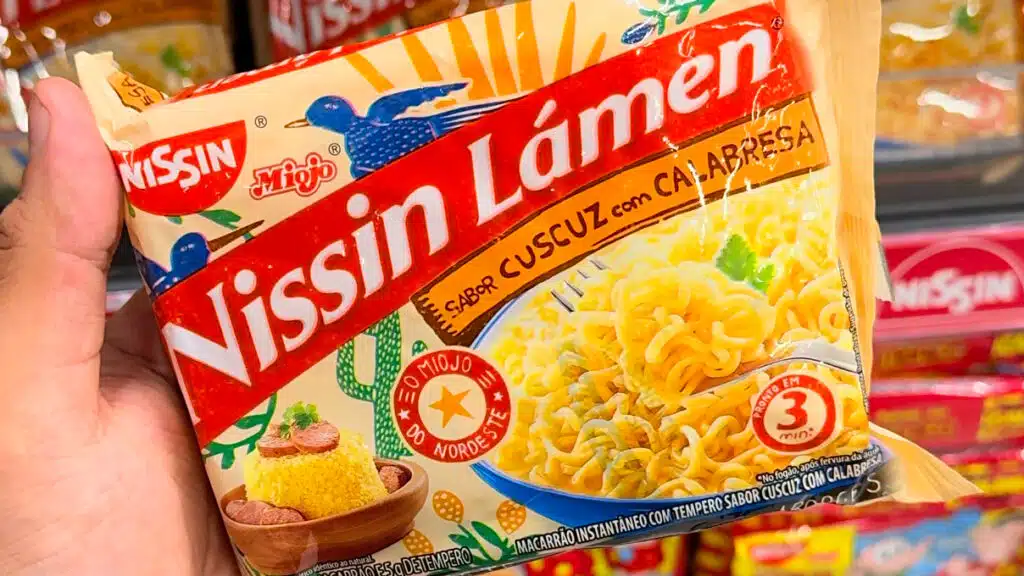 INUSITADO: Marca famosa de miojo lança sabor ‘Cuscuz com Calabresa’