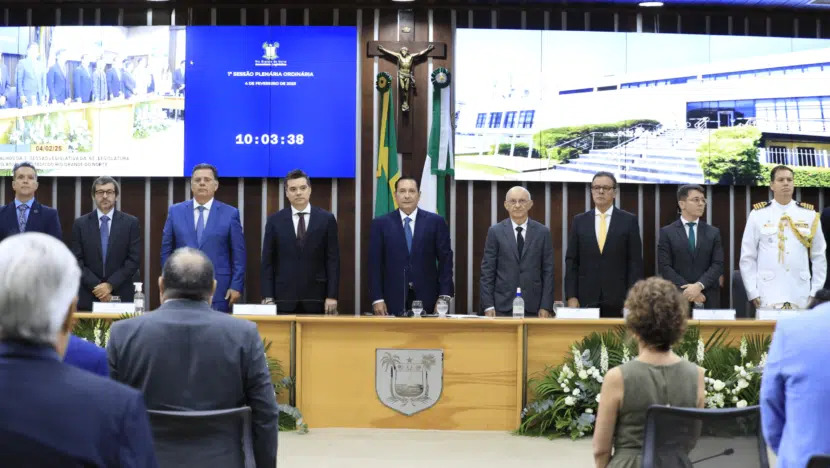 Vice-governador Walter Alves representa a governadora Fátima Bezerra na abertura do ano legislativo 2025