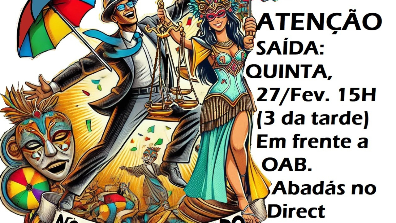 Advogados do RN formam bloco carnavalesco