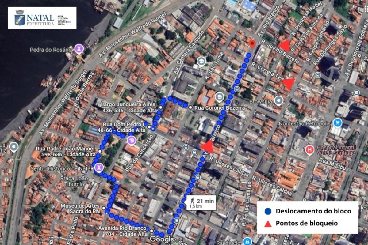 STTU define operação de trânsito para prévia carnavalesca na Av. Rio Branco