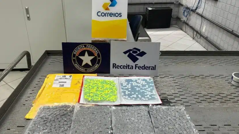 Receita Federal apreende R$ 100 mil em ecstasy nos Correios de Natal
